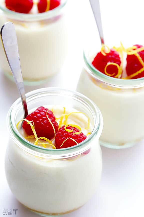 Lighter No Bake Cheesecakes | gimmesomeoven.com #dessert Lighter No Bake Cheesecakes | gimmesomeoven.com #dessert