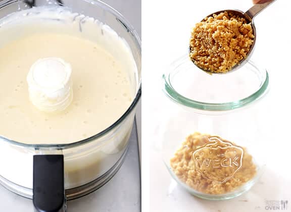 Lighter No Bake Cheesecake | gimmesomeoven.com Lighter No Bake Cheesecake | gimmesomeoven.com