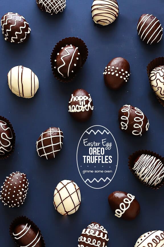 4-Ingredient Easter Egg Oreo Truffles | gimmesomeoven.com 4-Ingredient Easter Egg Oreo Truffles | gimmesomeoven.com