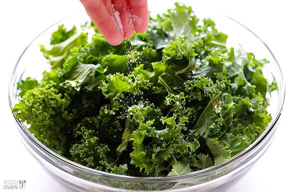 Sea Salt and Vinegar Kale Chips | gimmesomeoven.com #vegan #glutenfree Sea Salt and Vinegar Kale Chips | gimmesomeoven.com #vegan #glutenfree