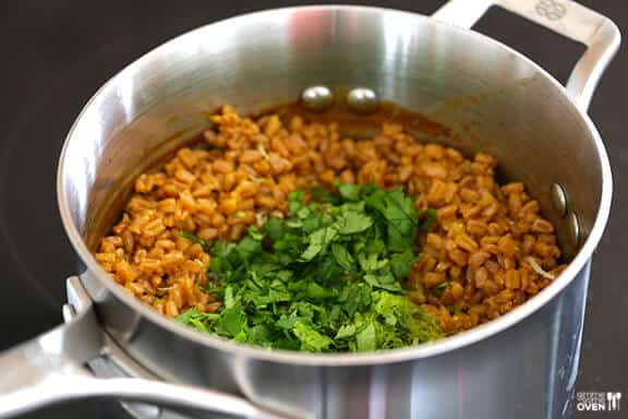 Cilantro Lime Farro | gimmesomeoven.com #vegan Cilantro Lime Farro | gimmesomeoven.com #vegan