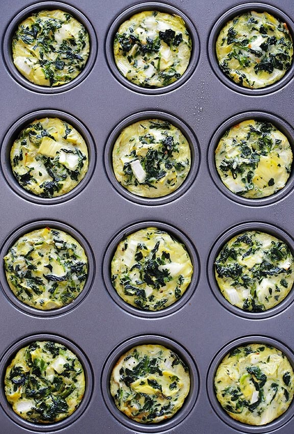Easy Spinach Artichoke Quiche Cups | gimmesomeoven.com Easy Spinach Artichoke Quiche Cups | gimmesomeoven.com