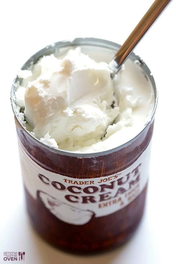 How To Make Coconut Whipped Cream -- grab a can of coconut milk and join the party! | gimmesomeoven.com #vegan #diy How To Make Coconut Whipped Cream -- grab a can of coconut milk and join the party! | gimmesomeoven.com #vegan #diy