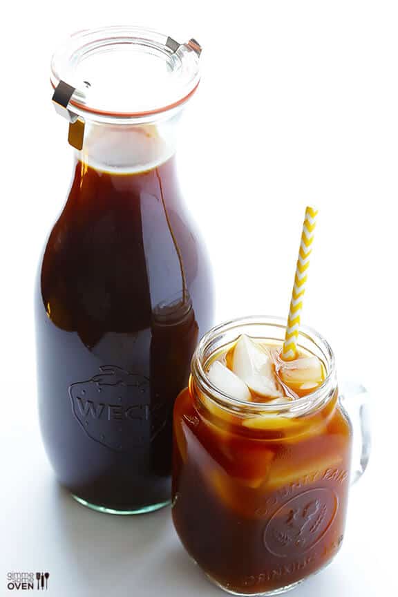 How To Make Cold Brew Coffee: a step-by-step photo tutorial and recipe | gimmesomeoven.com #diy How To Make Cold Brew Coffee: a step-by-step photo tutorial and recipe | gimmesomeoven.com #diy