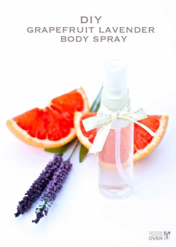 DIY Grapefruit-Lavender Body Spray | www.gimmesomeoven.com/style DIY Grapefruit-Lavender Body Spray | www.gimmesomeoven.com/style