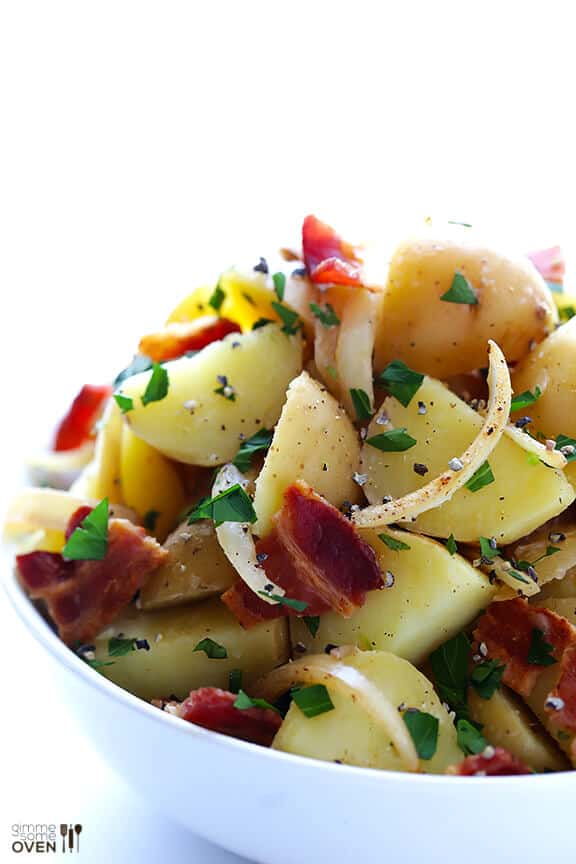 German Potato Salad | gimmesomeoven.com German Potato Salad | gimmesomeoven.com