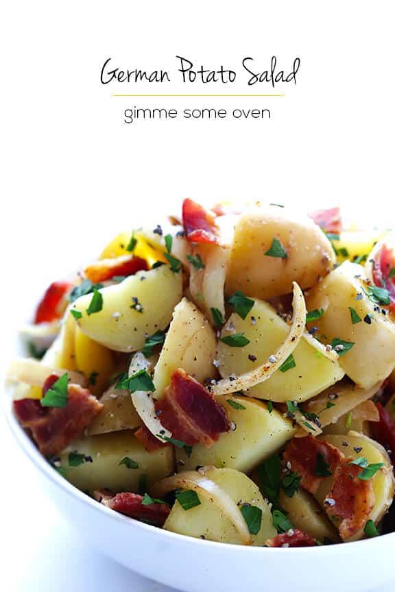 German Potato Salad | gimmesomeoven.com German Potato Salad | gimmesomeoven.com