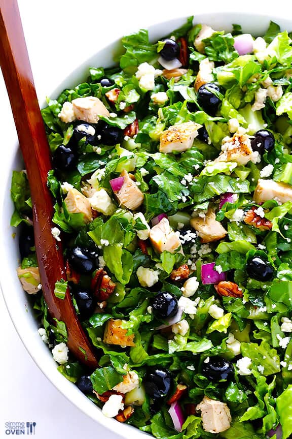 Blueberry Chicken Salad | gimmesomeoven.com #glutenfree Blueberry Chicken Salad | gimmesomeoven.com #glutenfree