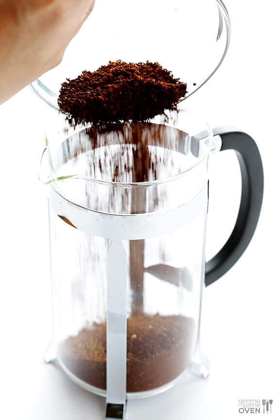 French Press Coffee -- learn how to make perfect French press coffee with this step-by-step tutorial | gimmesomeoven.com #howto French Press Coffee -- learn how to make perfect French press coffee with this step-by-step tutorial | gimmesomeoven.com #howto