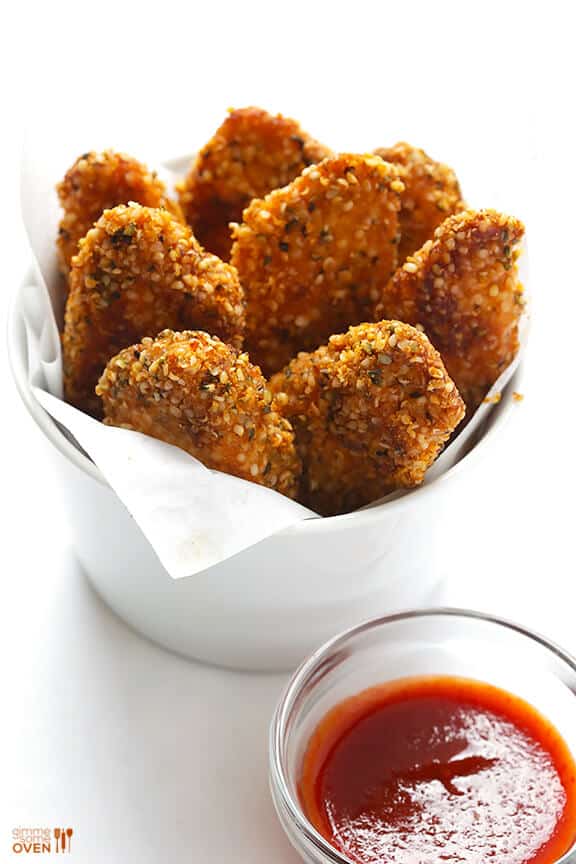 Hemp Crusted Chicken Tenders | gimmesomeoven.com #glutenfree Hemp Crusted Chicken Tenders | gimmesomeoven.com #glutenfree