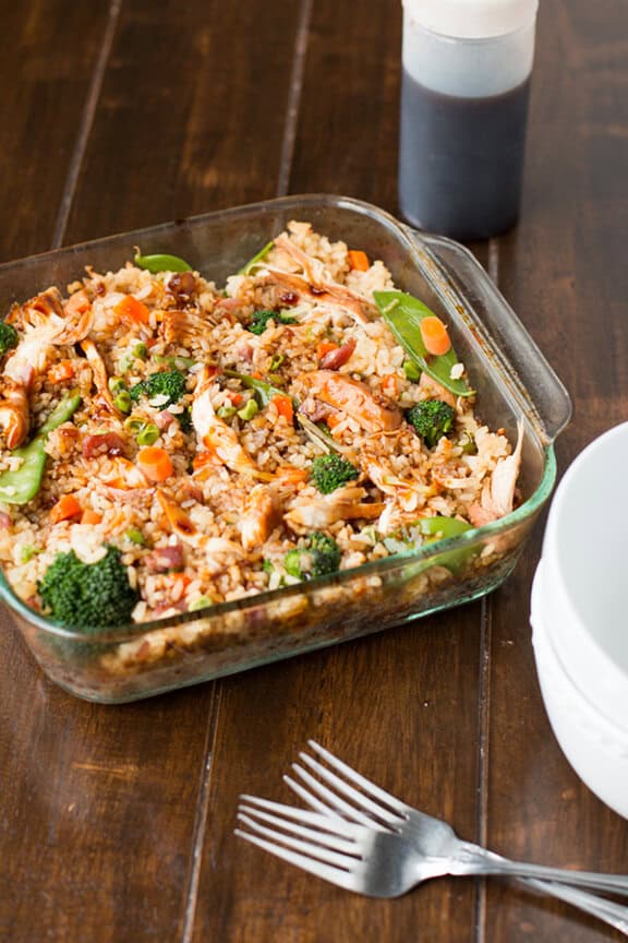 Teriyaki Chicken Casserole | ohsweetbasil.com Teriyaki Chicken Casserole | ohsweetbasil.com