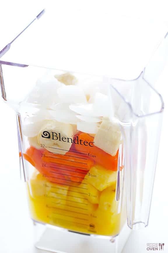 Carrot Pineapple Smoothie | gimmesomeoven.com Carrot Pineapple Smoothie | gimmesomeoven.com