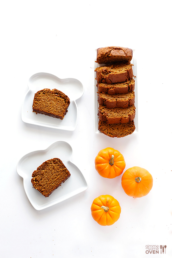 Coconut Oil Pumpkin Bread | gimmesomeoven.com #fall #recipe Coconut Oil Pumpkin Bread | gimmesomeoven.com #fall #recipe