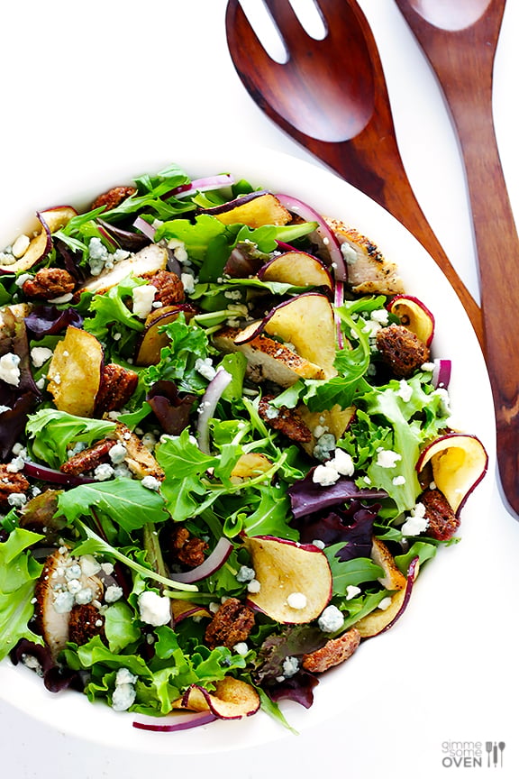 Fuji Apple Chicken Salad (Panera Bread Copycat) | gimmesomeoven.com Fuji Apple Chicken Salad (Panera Bread Copycat) | gimmesomeoven.com