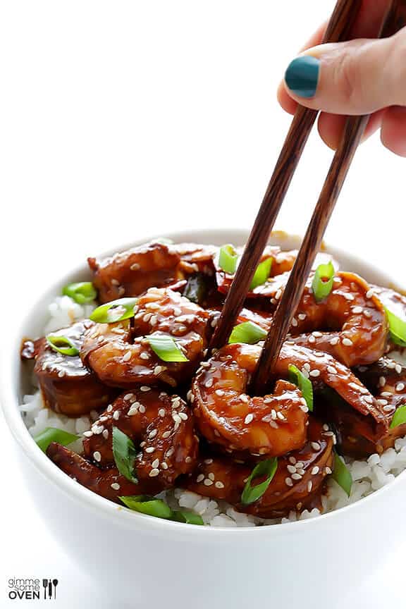 Easy Hoisin Shrimp | gimmesomeoven.com Easy Hoisin Shrimp | gimmesomeoven.com