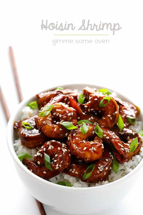 Easy Hoisin Shrimp | gimmesomeoven.com Easy Hoisin Shrimp | gimmesomeoven.com
