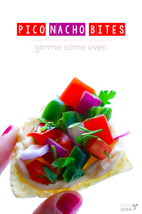 Pico Nacho Bites | gimmesomeoven.com #appetizer #snack Pico Nacho Bites | gimmesomeoven.com #appetizer #snack