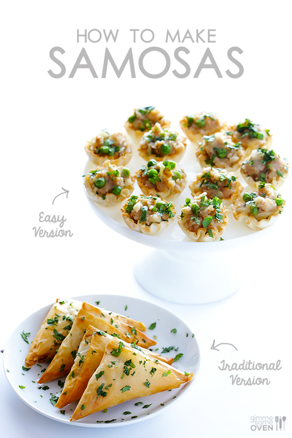 How To Make Baked Samosas (2 Ways!) | gimmesomeoven.com How To Make Baked Samosas (2 Ways!) | gimmesomeoven.com