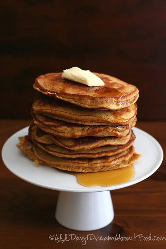 Pumpkin Coconut Flour Pancakes | alldayidreamaboutfood.com Pumpkin Coconut Flour Pancakes | alldayidreamaboutfood.com