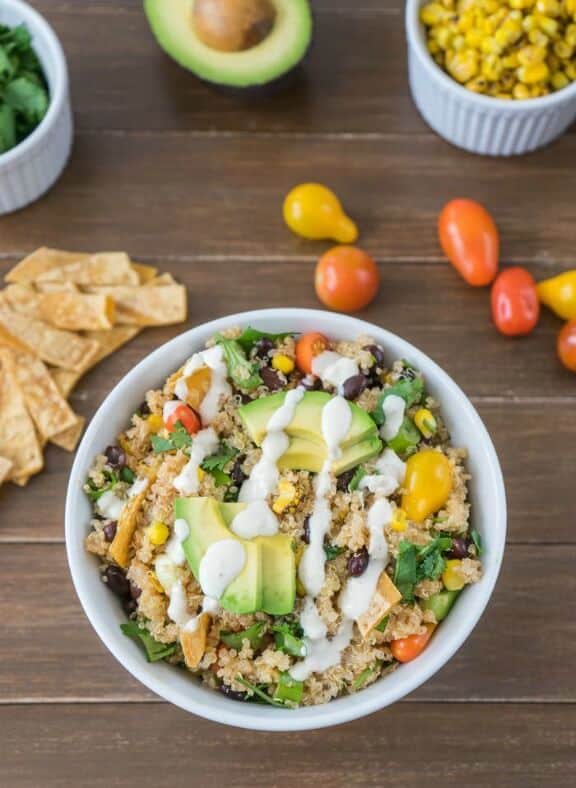 Spicy Quinoa Taco Bowl | oneingredientchef.com Spicy Quinoa Taco Bowl | oneingredientchef.com