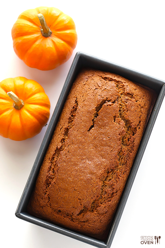 Coconut Oil Pumpkin Bread | gimmesomeoven.com #fall #recipe Coconut Oil Pumpkin Bread | gimmesomeoven.com #fall #recipe