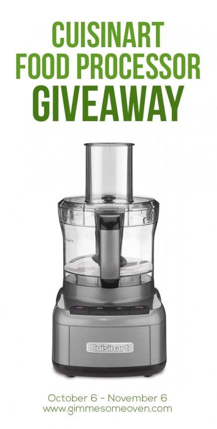 Cuisinart Food Processor #GIVEAWAY | gimmesomeoven.com #eatshrimp Cuisinart Food Processor #GIVEAWAY | gimmesomeoven.com #eatshrimp