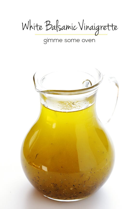 White Balsamic Vinaigrette | gimmesomeoven.com #vegan #glutenfree