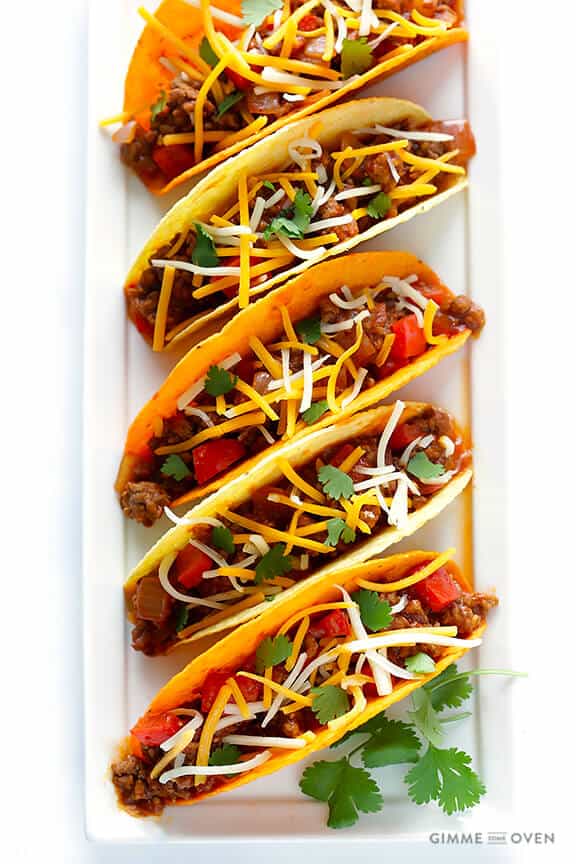 Sloppy Joe Tacos | gimmesomeoven.com