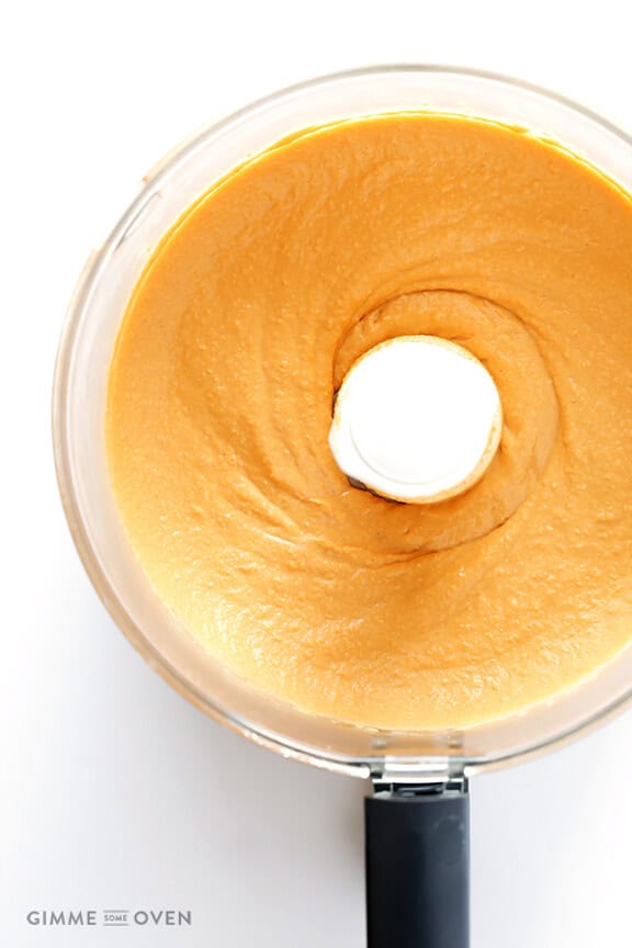 Buffalo Hummus Dip Recipe | gimmesomeoven.com