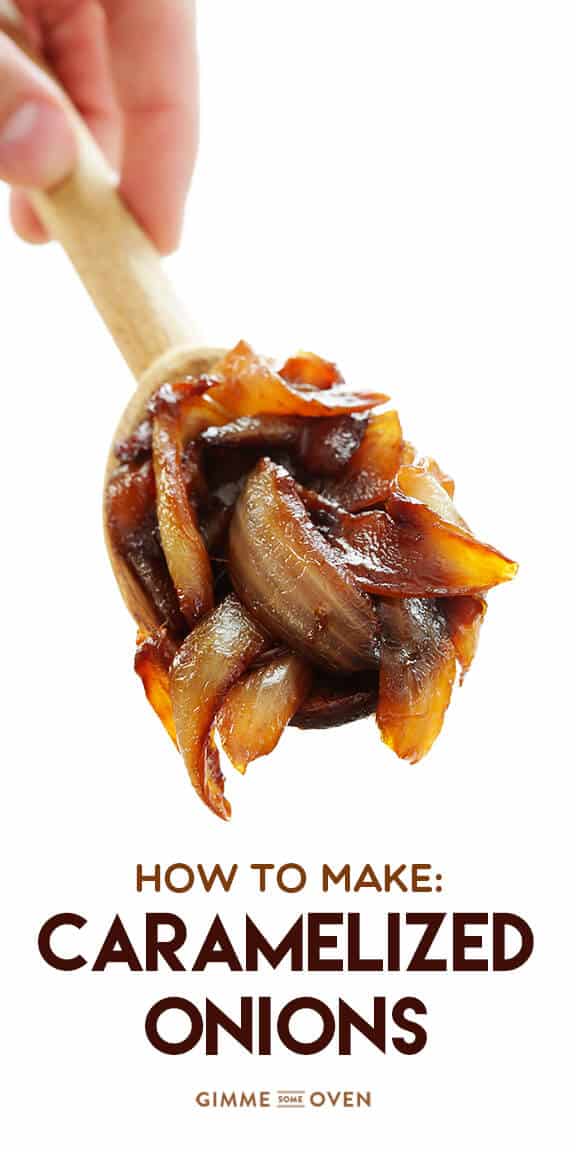 How To Make Caramelized Onions -- a step-by-step tutorial | gimmesomeoven.com