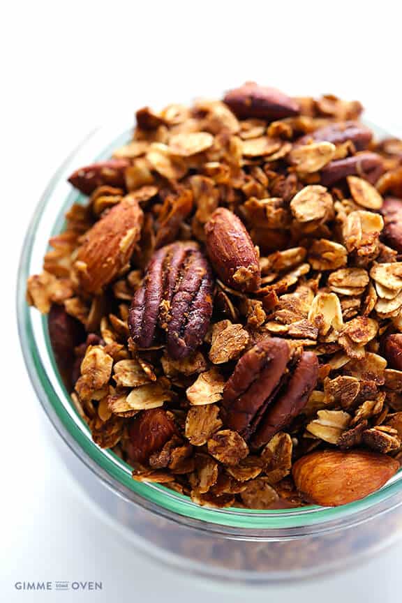 Chai-Spiced Granola | gimmesomeoven.com