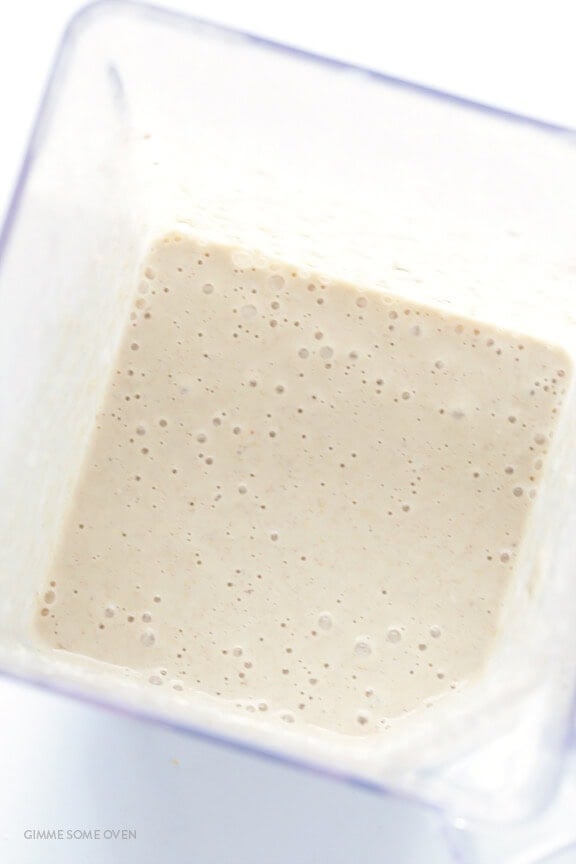 Banana Bread Smoothie -- quick and easy, protein-packed, and tastes just like the bread that inspired it! | gimmesomeoven.com