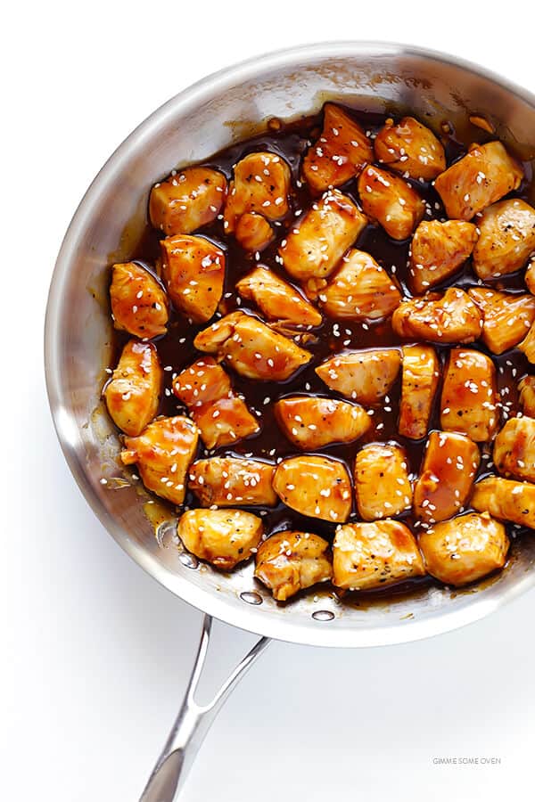 This 20-Minute Teriyaki Chicken recipe is quick and easy to make, naturally-sweetened with honey, and so flavorful! | gimmesomeoven.com
