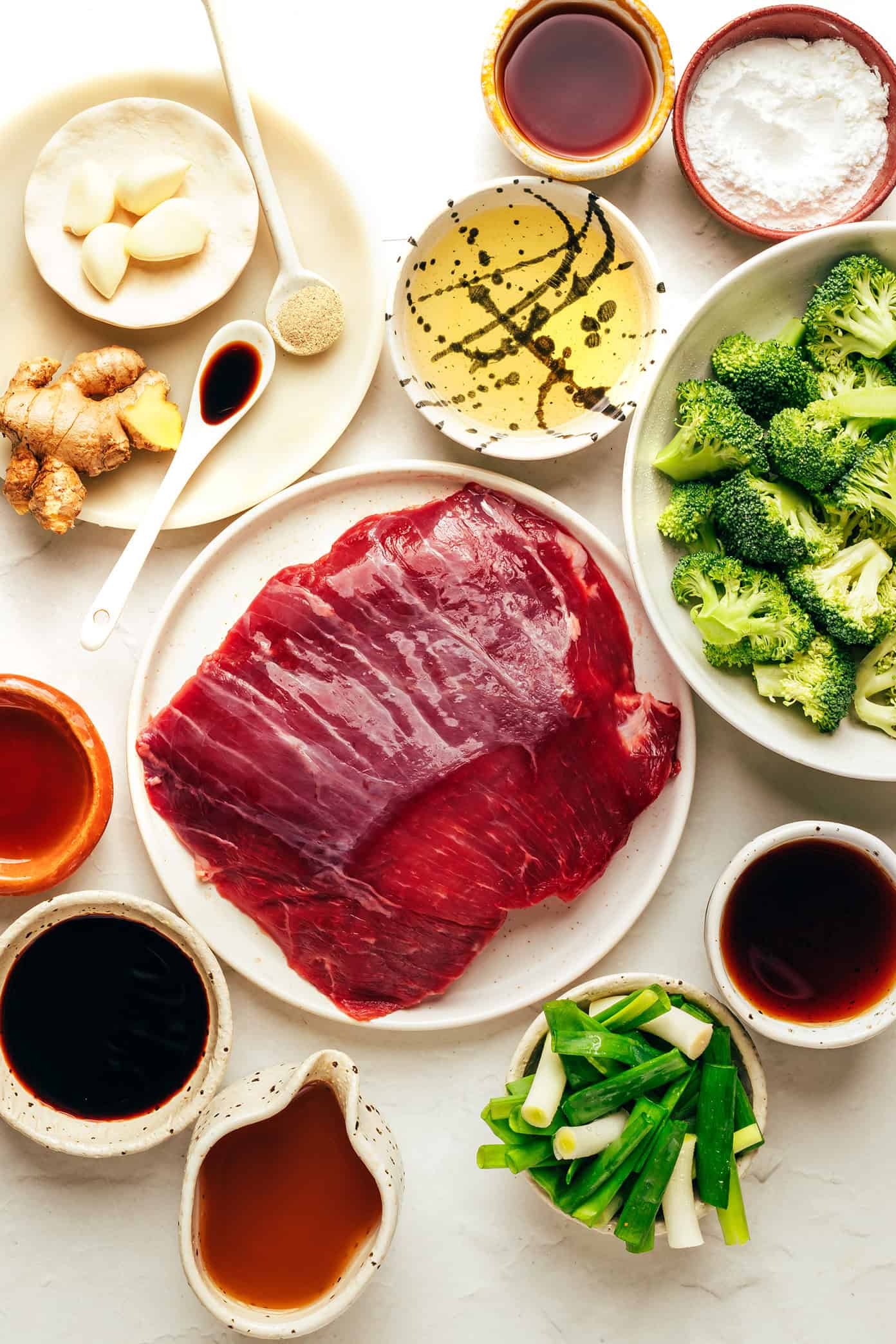 This easy beef and broccoli stir-fry features tender steak, crisp broccoli, and a bold, garlicky sauce — all ready in just 30 minutes. beef and broccoli ingredients