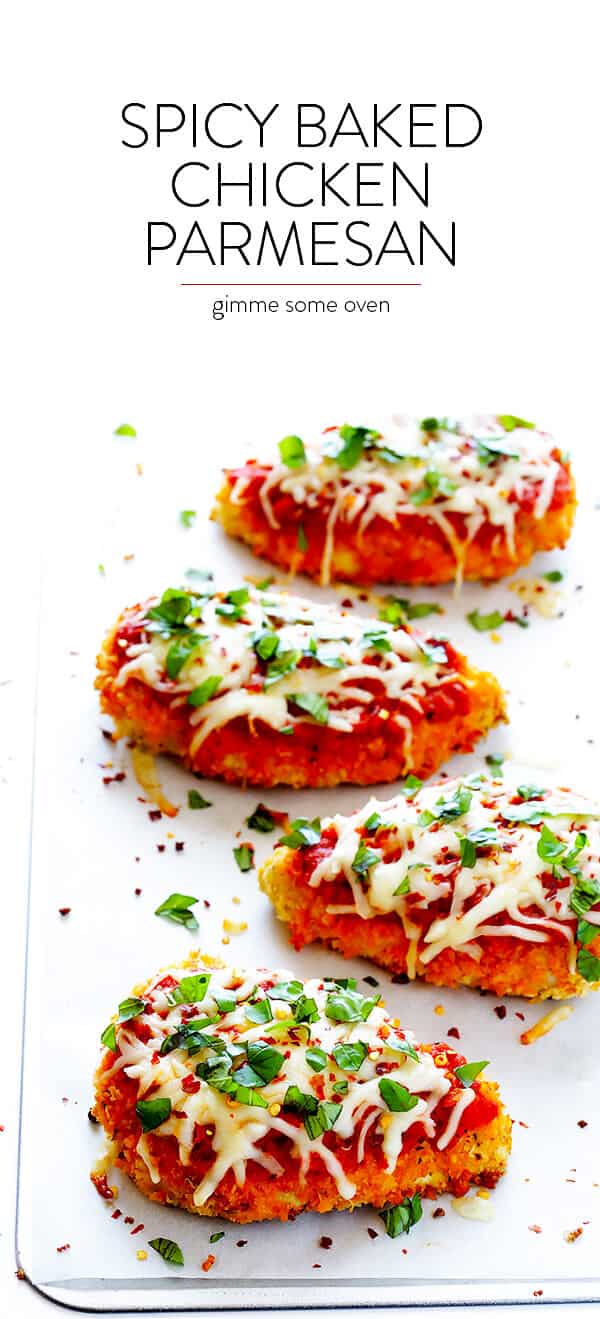 Spicy Baked Chicken Parmesan 1