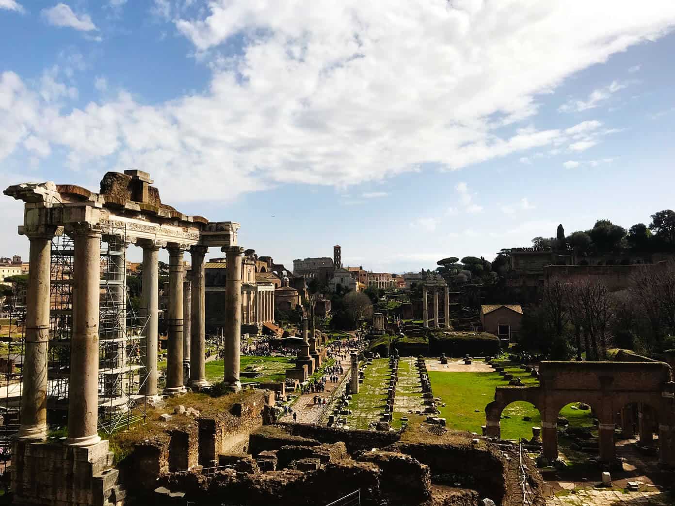 Our Weekend In Rome and Naples -- lots of travel recommendations on the best restaurants and what to eat, things to do, and where to stay in Roma. | Gimme Some Oven #rome #italy #travel #tips #restaurants The Roman Forum