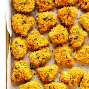 3-Ingredient Ultra Crispy Baked Chicken Nuggets Recipe