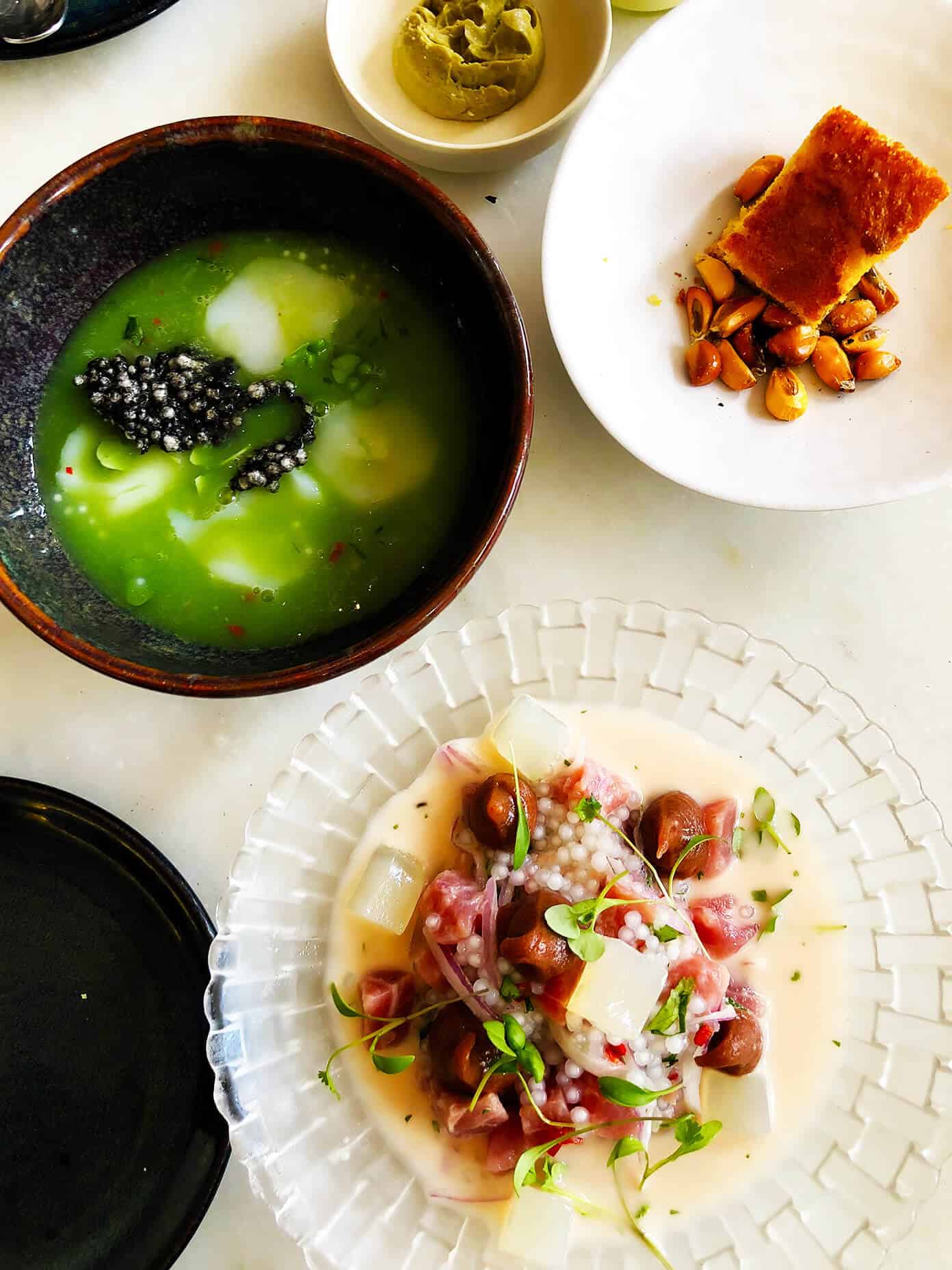 Weekend in Lisbon, Portugal -- all of our best recs on where to stay, eat and visit! | gimmesomeoven.com #travel #lisbon #portugal #traveltips A Cevicheria | Lisbon, Portugal