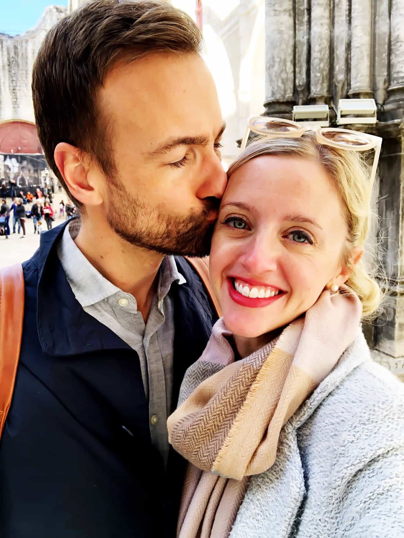 Weekend in Lisbon, Portugal -- all of our best recs on where to stay, eat and visit! | gimmesomeoven.com #travel #lisbon #portugal #traveltips Barclay and Ali Martin in Lisbon, Portugal