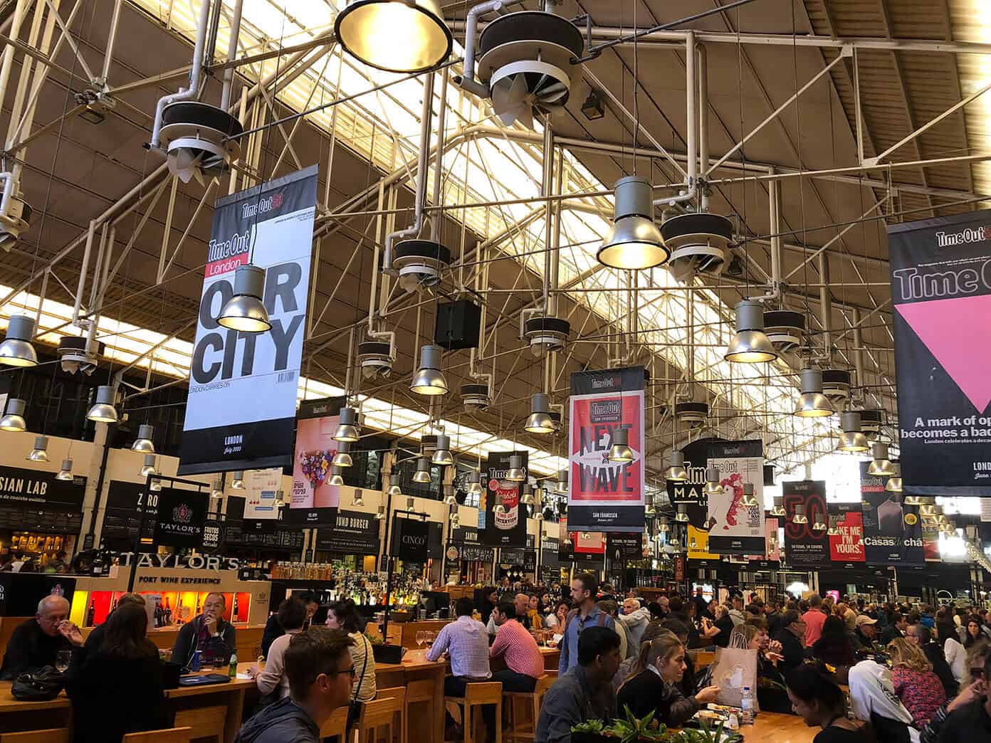 Weekend in Lisbon, Portugal -- all of our best recs on where to stay, eat and visit! | gimmesomeoven.com #travel #lisbon #portugal #traveltips Time Out Market in Lisbon
