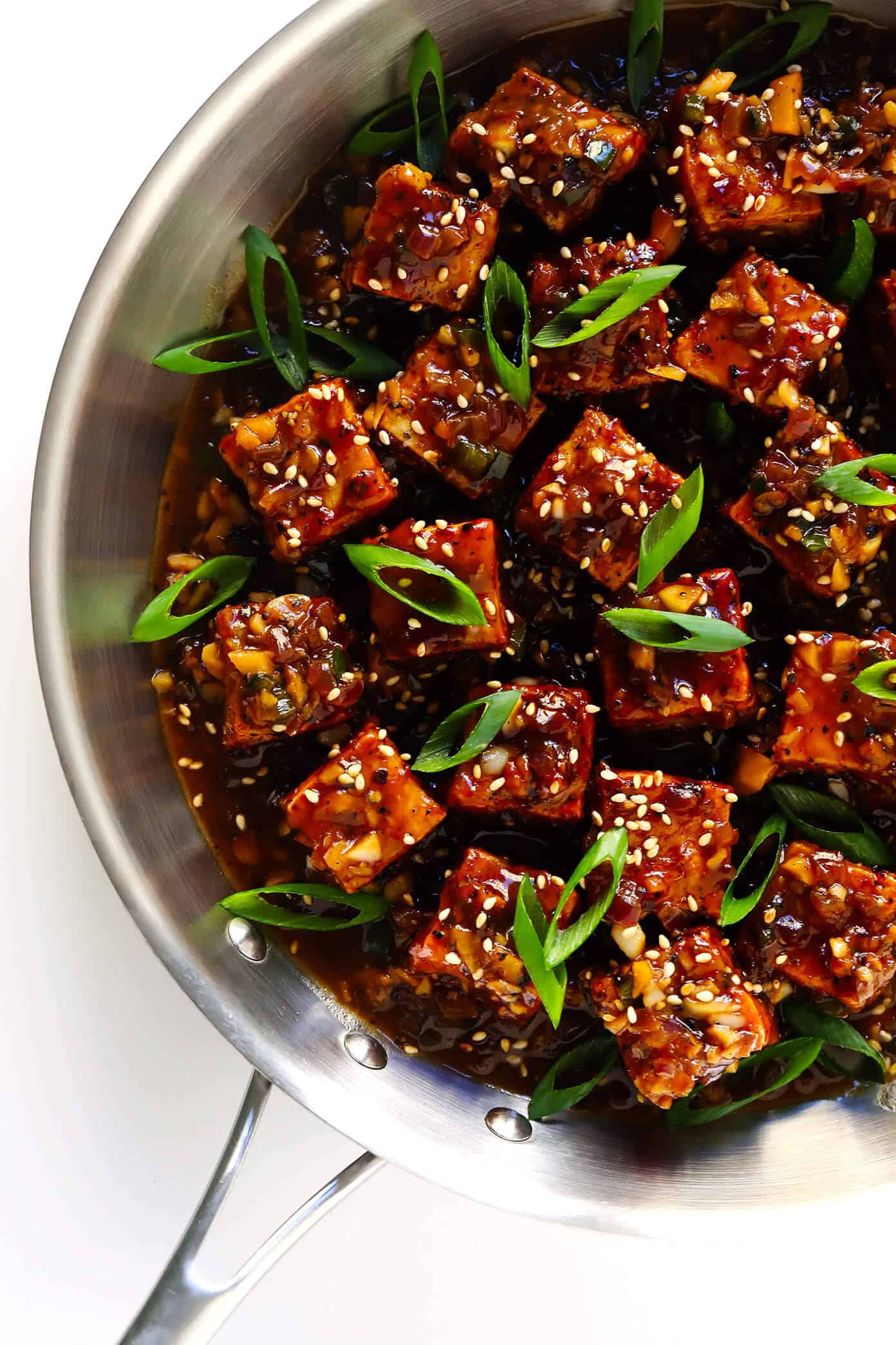 Magic Garlicky Tofu, made with the most delicious black pepper garlic sauce. Magic Garlicky Tofu Recipe