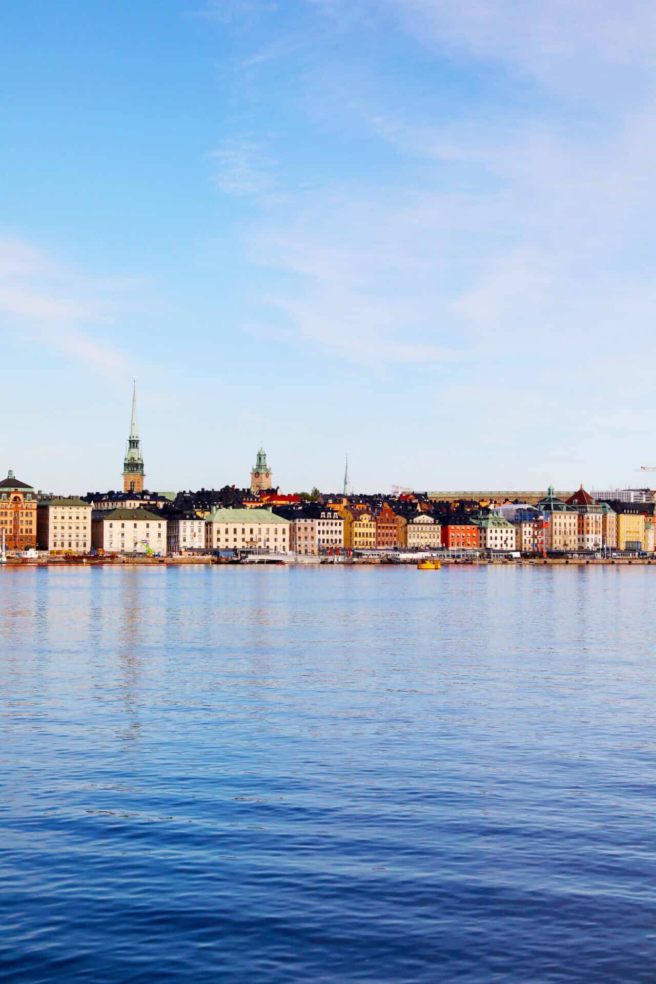 Beautiful skyline of Stockholm, Sweden