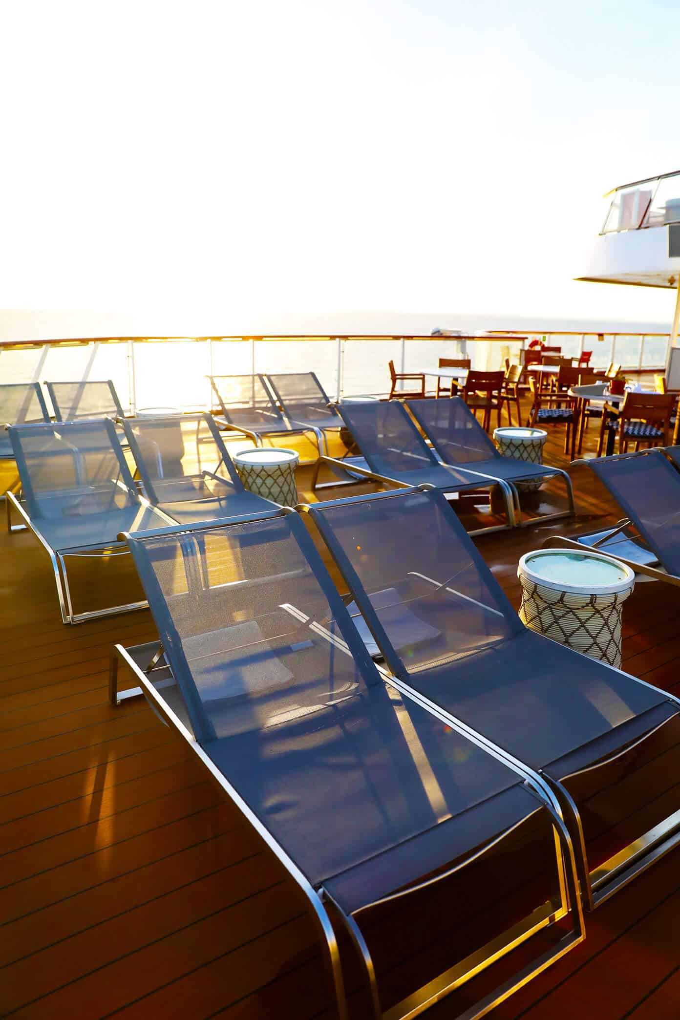 What to expect on a Viking Ocean Cruise! Lots of details about everything from the ship and staterooms, to the excursions, to the food, to our best tips and more. Plus, a recap of our visit to Stockholm, Tallin, St Petersburg, Helsinki and Berlin. | Gimme Some Oven #viking #cruise #travel #traveltips #sweden #estonia #russia #finland Sun Deck | Viking Star | Viking Ocean Cruise