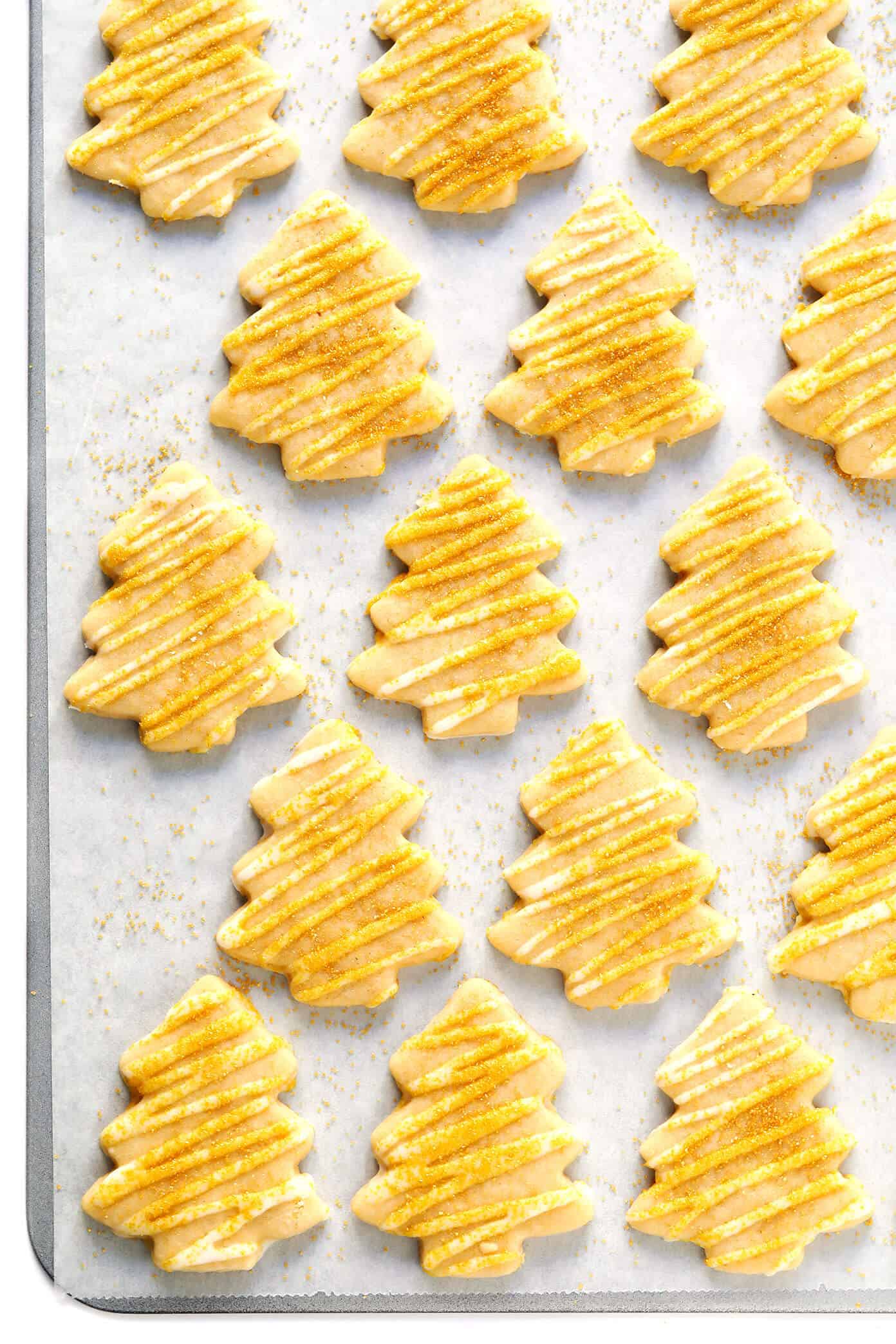 My favorite Brown Sugar Cookie recipe! It's easy to make, holds its shape well with all of your favorite cookie cutters, and always so delicious. Perfect for the holidays or anytime you're craving sugar cookies! | Gimme Some Oven #sugarcookies #cookie #baking #dessert #christmas #holiday #icing Brown Sugar Cookies