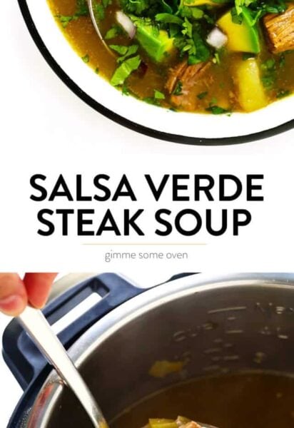 Salsa Verde Steak Soup Recipe