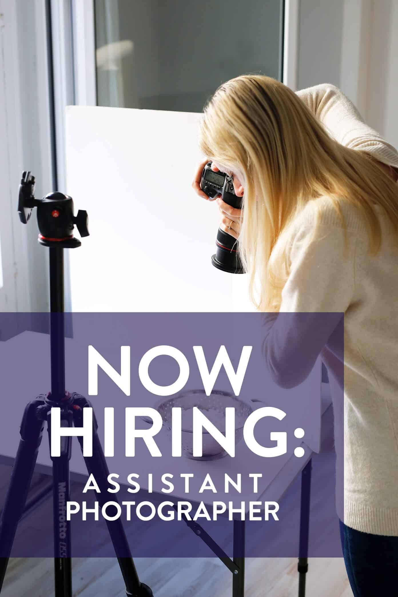 Now Hiring at Gimme Some Oven: Assistant Photographer Now Hiring at Gimme Some Oven: Assistant Photographer