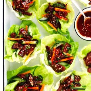 Korean Gochujang Lettuce Wraps