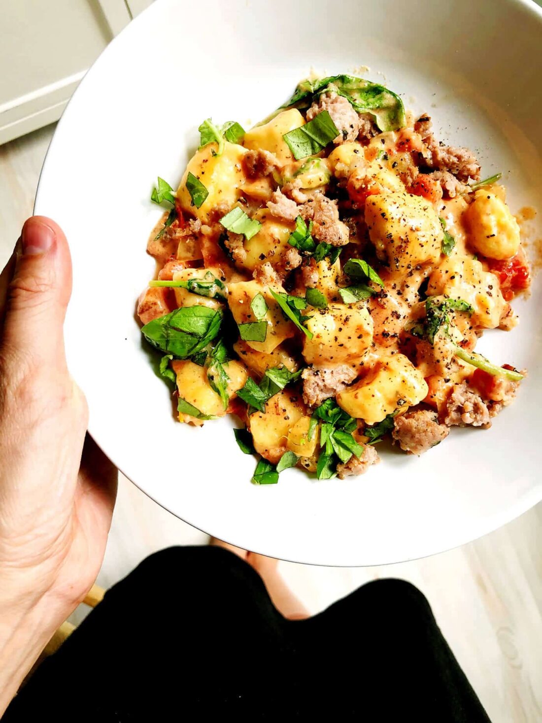 Day In The Life In Barcelona | Gimme Some Oven Creamy Tomato Gnocchi with Sausage and Spinach