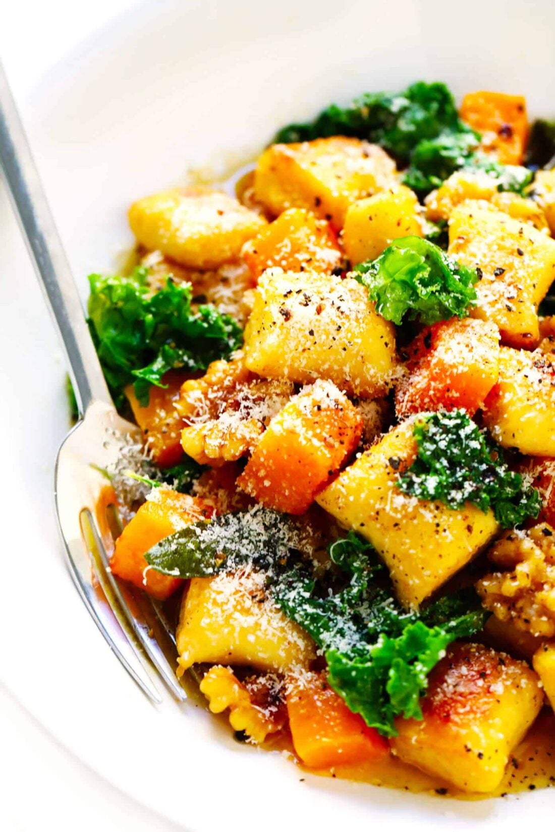 Toasted Gnocchi with Roasted Butternut Squash, Kale and Walnuts (recipe coming soon!) Toasted Gnocchi with Roasted Butternut Squash, Kale, Walnuts, Parmesan and Brown Butter Sauce