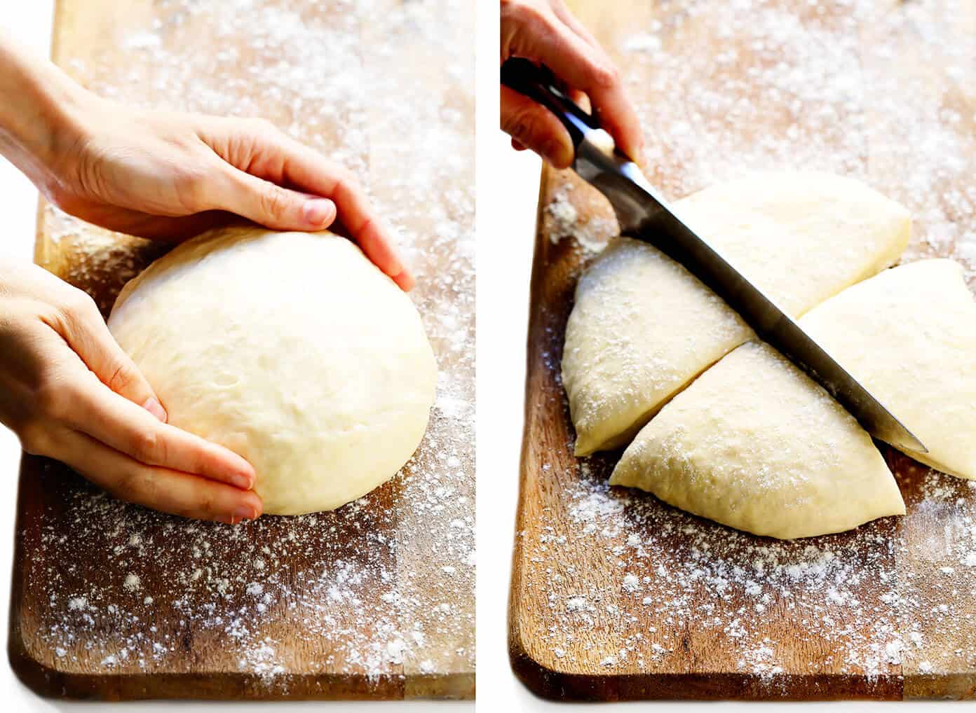 My favorite homemade flour tortillas are irresistibly soft, chewy, thick, and flavorful -- and easy to make with just 5 ingredients (no lard)! Perfect for tacos, burritos, enchiladas, quesadillas, and naturally vegan too! | gimmesomeoven.com #flour #tortillas #mexican #texmex #easy #tacos #enchiladas #burrito #homemade #diy #mealprep Homemade Tortillas